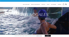 Desktop Screenshot of losnogales-spa.com
